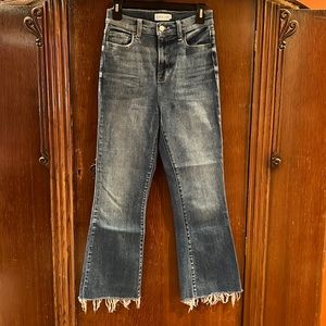 Cello high waisted cropped jeans.